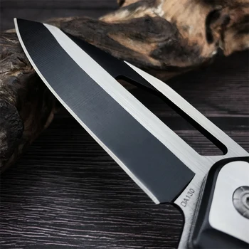 DA130 Džepni Nož na Sklapanje Taktička Vojna Vanjski Borbeni Nož Za Samoobranu Mali Nož Sa Drškom Od Mahagonija Za Čišćenje Povrća Alat Za Kampiranje