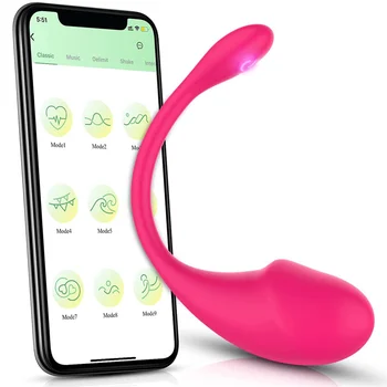 Dildo Vibrator za Žene, Program za Bežičnu Bluetooth Međugradski Kontrolu Vibrator za Klitoris Stimulans G-Točke Gaćice Seks Igračka za Žene