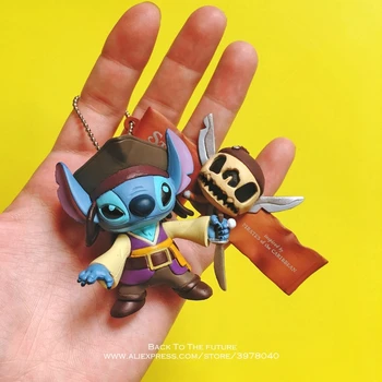 Disney Lilo i Stitch Jolly Roger 7 cm Figurica Držanje Anime Nakit Kolekcija Figurica, dječija Igračka model za bebe poklon