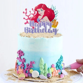 Disney Princeza Torta Topper Za Djevojčice Suveniri Rođendan Dekoracija Sirena Snjeguljica, Torta Dekor Rođendan Isporuke Kolač