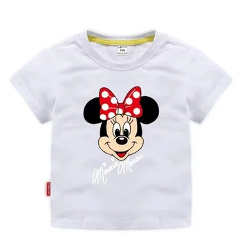 Dječja Majica s Disney Minnie Mouse, Dječje Majice Za Djevojčice, Dječje Pamučne Majice s Likovima iz Crtića, Odjeća