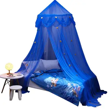Dječje Plava Zvijezda sanjive vodena Fantazija Zvijezda Visi Čipke Kupola mreža za komarce Krov Europska Korejski Cijele Spavaća soba, Posteljina, Zavjesa