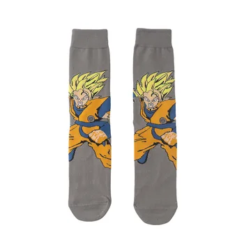 Dragon Ball Z Pamučne Čarape Sina Goku Anime Figure Super Сайян Prozračna Zimske Tople Srednje Čarape Ženske, Muške Cosplay