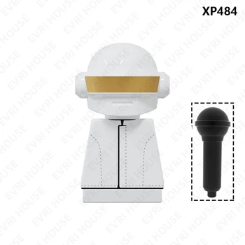 EDM DJ Daft Punk Mini Figurice Gradivni Blokovi Igračke za Djecu XP483 XP484 XP485 XP486