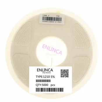ENLINCA 5000 kom 1210 5% smd čip otpornik otpornici 0R-10 M 1/2 W 1R 10R 22R 33R 47R 100R 150R 220R 470R 1R 10R 1 DO 10 NA 10R