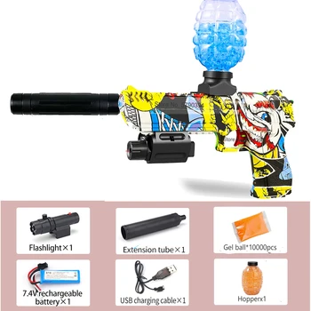 Električni Vodena Kugla Gel Blaster Sprej Igračke Pištolj Automatski Pištolj Oružje Igra Na Otvorenom Airsoft za Dječake Poklon