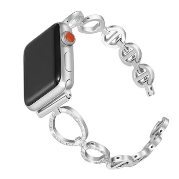 Fran-b11d Ženski remen s dijamantima za Apple Watch remen 38 42 mm iwatch band series 5 4 3 Zamijeniti remen za iwatch band 6 44 40 mm