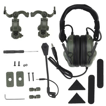 GEN5 Taktička Vojna Slušalice Snimanje Buke Slušalice Kacigu Na Glavu 2 u 1 Slušalice Airsoft Oprema za Lov