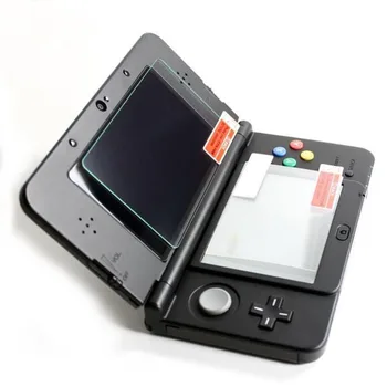 Gornja Zaštitna Folija za LCD zaslon od Kaljenog Stakla + Donja Bistra Zaštitni Film iz PAT-film za Nintendo Small New 3DS Konzole