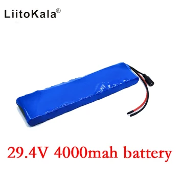 HK LiitoKala 24 U 4Ah 7S2P 18650 li-ion baterija 29,4 4000 mah električni bicikl moped/aparat ne uključuje punjač