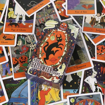 Halloween Tarot Karta Proročanstvo Gatanje Špil Obiteljska Stranka Igra Na Karta Sudbine Igra Pogađanja