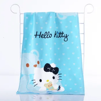 Hello Kitty je Санрио pamuk ručnik slatka crtani ručnik za lice ručnik Super mekana dijete doma kupatilo da opere ruke ručnikom za lice