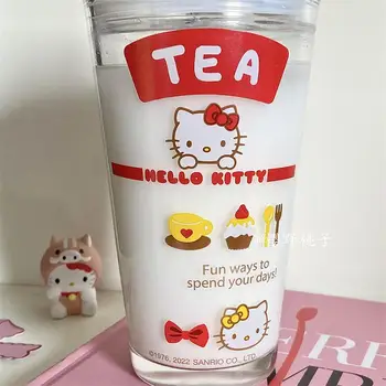 Hellow Kitty Sanrio Pliš Kawai Crtani Slatka Kućanstvo Slama Čaše Za Piće Lutke Anime Pliš Igračke za Djevojčice Poklon Za Rođendan