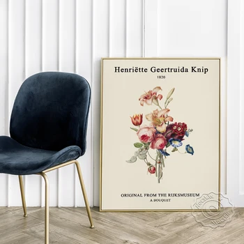 Henrietta Роннер Книп Izložba Muzej Plakat, Buket Cvijeća Umjetničke Grafike Platnu Slikarstvo, Romantizam I Starinski Kućni Dekor