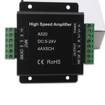 High-speed Booster DC5V 12V 24V jedne boje/RGB/RGBW/RGB + CCT RGBW Led Traka Repeater Signala za Prijenos Podataka Snaga Žarulja Ribbon kontroler