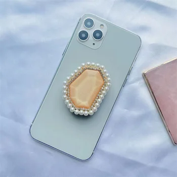 INS Diamond Držač za Telefon s bisernom granice, Luksuzni Boji Sklopivi Držač za Telefon s Kristalima za iPhone Samsung Xiaomi je, dodatna Oprema za Telefone
