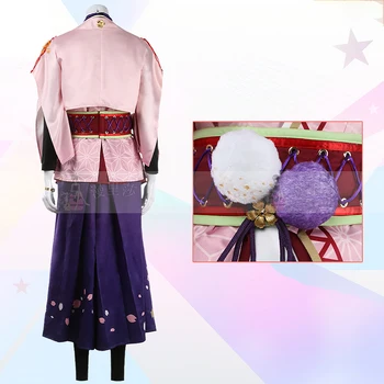 Igra Ansambl Zvijezda Оукава Кохаку Cosplay Odijelo Neobično Kimono Cvjetovi Večernje Odjeće Halloween Karnevalska Uniforma Po Mjeri