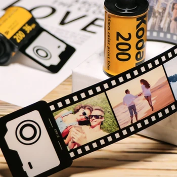 Individualne 10 Fotografija Memorije Role Filma DIY Custom Foto Album Film Personalizirani Poklon Za Valentinovo Za neki Par ljudi Uspomene