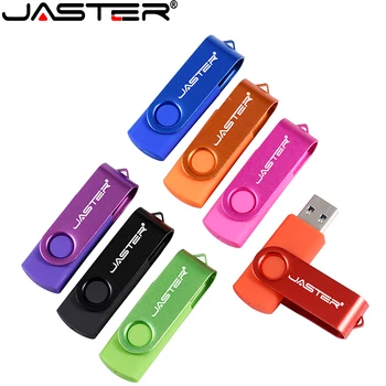 JASTER Revolving USB Flash Memorija od 64 GB Mini Metal memorijska Kartica od 32 GB Crvena Kreativni Poklon Flash Drive 16 GB Besplatan Privjesak Za Ključeve, 8 GB