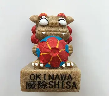 Japan Okinawa Шиши Turizam Spomen-naljepnice za Hladnjak