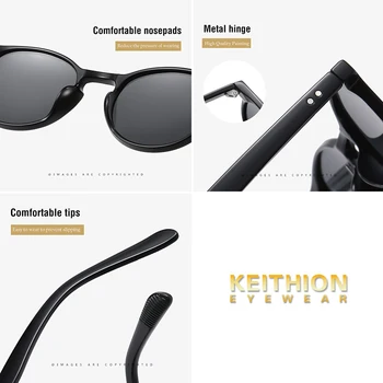 KEITHION DIZAJN Unisex Ultralight TR90 Polarizirane Sunčane Naočale Za Žene i Za Muškarce Za Vožnju Okrugli Nijanse Vintage Zaštita Od Sunca Naočale Gafas De Sol