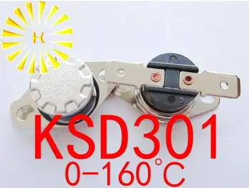 KSD301 0-160 stupnjeva C 10A 250v Normalno zatvoreni/Otvoreni regulator Temperature prekidač Termostat Otpornik x 100 kom.