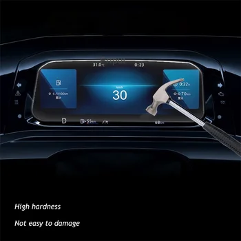 Kaljeno Staklo Membrana GPS Navigacijski Ekran Anti Blue Ray Zaštitna Folija Dekoracija Automobila VW Golf 8 MK8 2020 2021