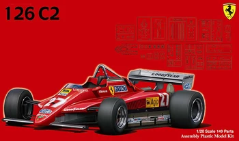 Kod fujimi 1:20 F1 Ferrari 126C2 1982 09194 Prikupljene Model Automobila Ograničeno je Niz Statički Skupština Model Komplet Igračaka Poklon