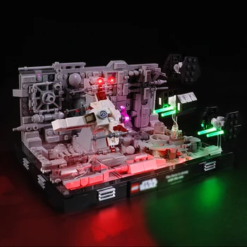Komplet led svjetla Lightaling za 75329 Trench Run Diorama Skup sastavnih blokova (ne uključuje model) Cigle Igračke za Djecu