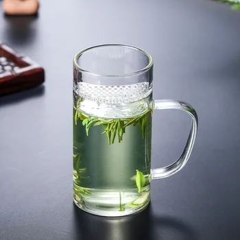 Kreativna Čajne Šalice s Polumjesec, Kineski Filter, Prozirna Staklena Krigla s Ručkom, Lijeni Čajne Šalice, Čaj kuća, čaj, čaj kuća, čaj