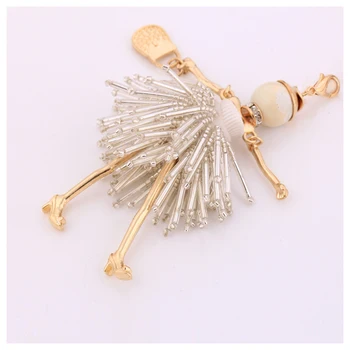 Kristalno privjesci za ključeve popularne nakit bijela gorski kristal privjesci, prstenje sa privezak za žene moda za djevojčice 2022 nakit