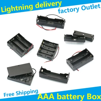 Kutija Za Skladištenje Baterije tipa AAA baterije tipa AAA, Torbica za Bateriju, Držači Baterija, Kutija za Baterije Tipa AA, Držač sa Prekidačem i Poklopcem, 4 kom