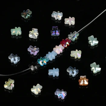 Kvaliteta AA 9,5x8 mm brilliant cut-austrijski kristalno staklene perle u obliku Medvjeda Slobodan razuporne perle za izradu narukvica, ogrlica, naušnica