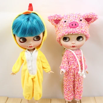 LEDENA DBS Blyth igračka lutka slatka odijelo outifts piletina anime odijevanje