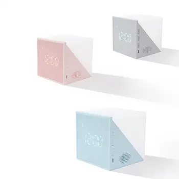 Led zaslon Osjetljiv na Akustička Kontrola Svjetla Inteligentni Alarm Cube USB Digitalni Elektronski Stolni Pametna Kuća Digitalni Stolni Satovi
