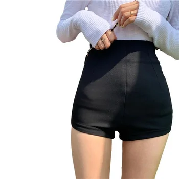 Ljetne Ženske Seksualne Elastične Uske Kratke hlače s visokim Strukom, Tanke Crne Kratke hlače 2022, Novi Svestrani Oblikovana Vruće Hlače, Ženske Y618