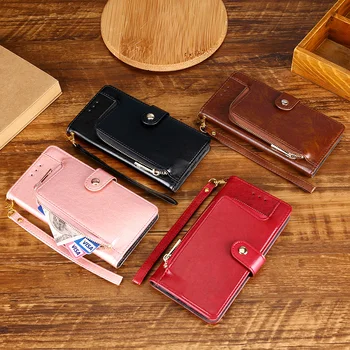 Luksuzni flip torbica Za Xiaomi Redmi Note 2 4 5 6 7 8, Flip poklopac, novčanik s uredom za kartice Redmi 3pro 4X5PLUS pro 6, kožna poslovna torba