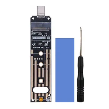 M. 2 NA USB 3,1 Adapteri Raiser Sa Odvijačem JMS583 SSD Pretvarač Kartice 10 Gbit/s. M. 2 PCIE Adapter Kartice Za Hard Disk NVME Kutija