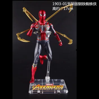 Marvel Avengers Anime Lik Iron Man Spider-Man, Kapetan Amerika Nosač Ploča Lutka Stol Ukras Dječja Igračka Pokloni Za Rođendan