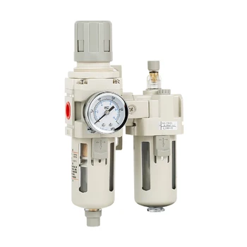 Metalni AC2010-02 AC3010-03 AC4010-04 Pneumatski Regulator tlaka Ulja separator vode Ručni Odvodnja Kompresor Zračni filter.