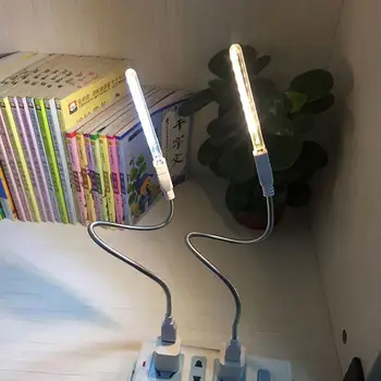 Mini Prijenosni Led USB Lampa S 3 Led-8 Led dioda Knjiga Svjetiljke noćno svjetlo Za Čitanje 5 Kapacitet Za PC, Laptop, Mobilni Ultra Svijetle svjetla Za Čitanje