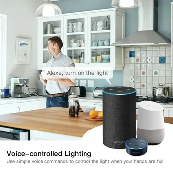 Moes DIY Pametan WiFi led svjetiljka s prekidač za kratka svjetla 1/2 Way switch Smart Life /Tuya APP daljinski Upravljač, radi Alexa Echo Google Home