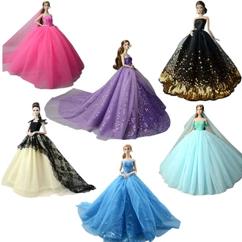 NK One Pcs vjenčanicu Princeze Ručni Rad, Plemenita Večernjih Haljina Za Barbie lutke, Modni Dizajner Odjeće, Najbolji Poklon Za Djevojke, Lutka JJ