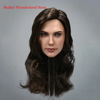 NRTOYS NR34 1/6 Wonder Girls Nvxia Gal Gadot Skulptura Glave 5,0 s Transplantiranim Kose za 12-Inčni Figurice Ženskih Vojnika
