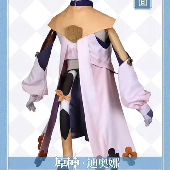Na raspolaganju Genshin Impact Diona Slatka Loli Cosplay Odijelo Anime Kostime Za Halloween Uniforma Odijelo Komplet Uloga igranje Igra Odijela Cosers