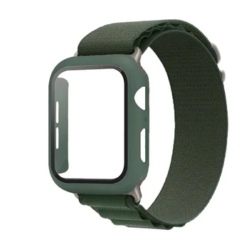 Najlon remen + torbica za Apple Watch remen Ultra 49 mm 45 mm 44 mm 40 mm 41 mm 38 mm Alpine loop narukvica za iWatch series 8 7 se 6 5 3 Band