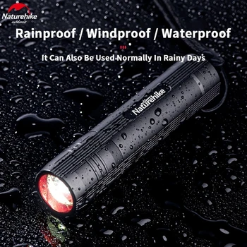 Naturehike Vanjski Svjetiljku Ultralight Prijenosni LED Kamp Zoom Light Vodootporan USB Punjiva Višenamjenski Svjetiljku