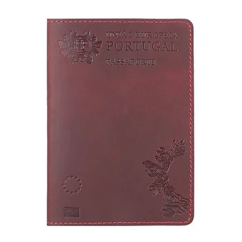 Navlaka za putovnice od prave kože 2021 za Portugal
