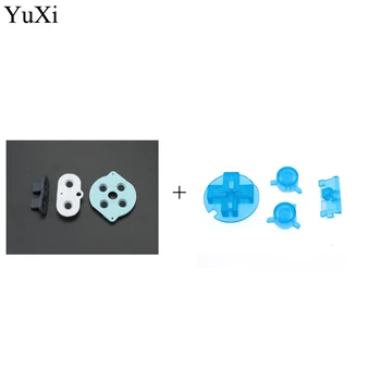 Niz međusobno gumba YuXi za zamjenu džepa Gameboy prekidač za uključivanje i Isključivanje EUR Gumb AB D Jastučići i gumeni vodljivi gumb
