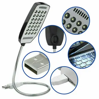 Novi 28LED uštedu energije noćno svjetlo USB Lampa Za Čitanje Knjiga Sklopivi Fleksibilni Prijenosni Mini Laptop Power Bank Lampe Za Zaštitu Očiju